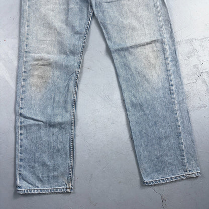 Levis 501 Vintage Y2K XX Straight Leg Jeans Blue Light Wash 34x34 Act 32x31