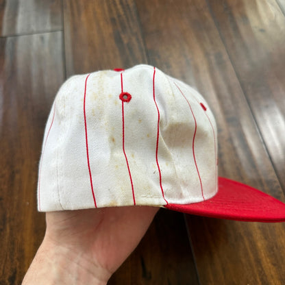 Zenith Very Rare Pinstripe VTG Hat Cap Snapback Advertising Radio Horizon 70s