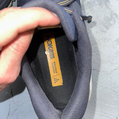 Hoka One One Mens Stinson ATR 6 1110506 OBSF Black Running Shoes Sneakers Sz 8