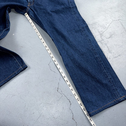 Levis 501 Vintage Y2K 90s XX Straight Leg Jeans Blue Dark Wash 36x33 Act 32x26