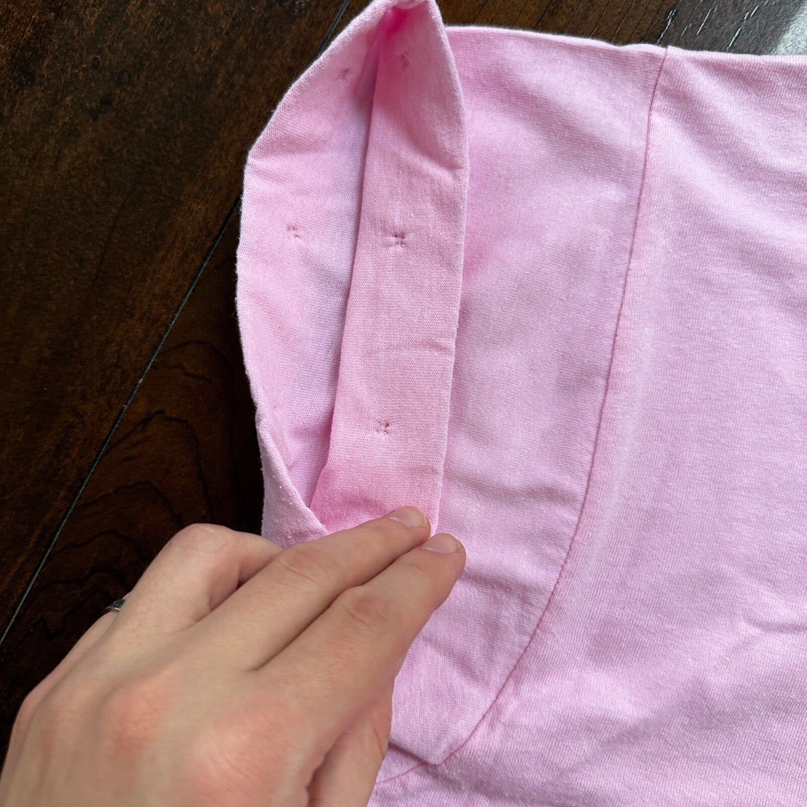 Screen Stars XL Pink Cross Cactus Arizona Travel USA Vintage T Shirt 80s Lake