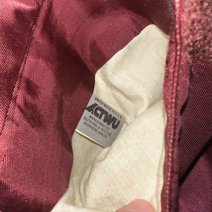 VTG Mens Suit 38 Jacket Sport Coat Rockabilly 80s 90s Red Orange Pierre Cardin