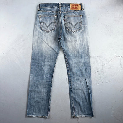 Levis 501 Vintage Y2K XX Straight Leg Jeans Blue Light Wash 33x32 Act 31x30