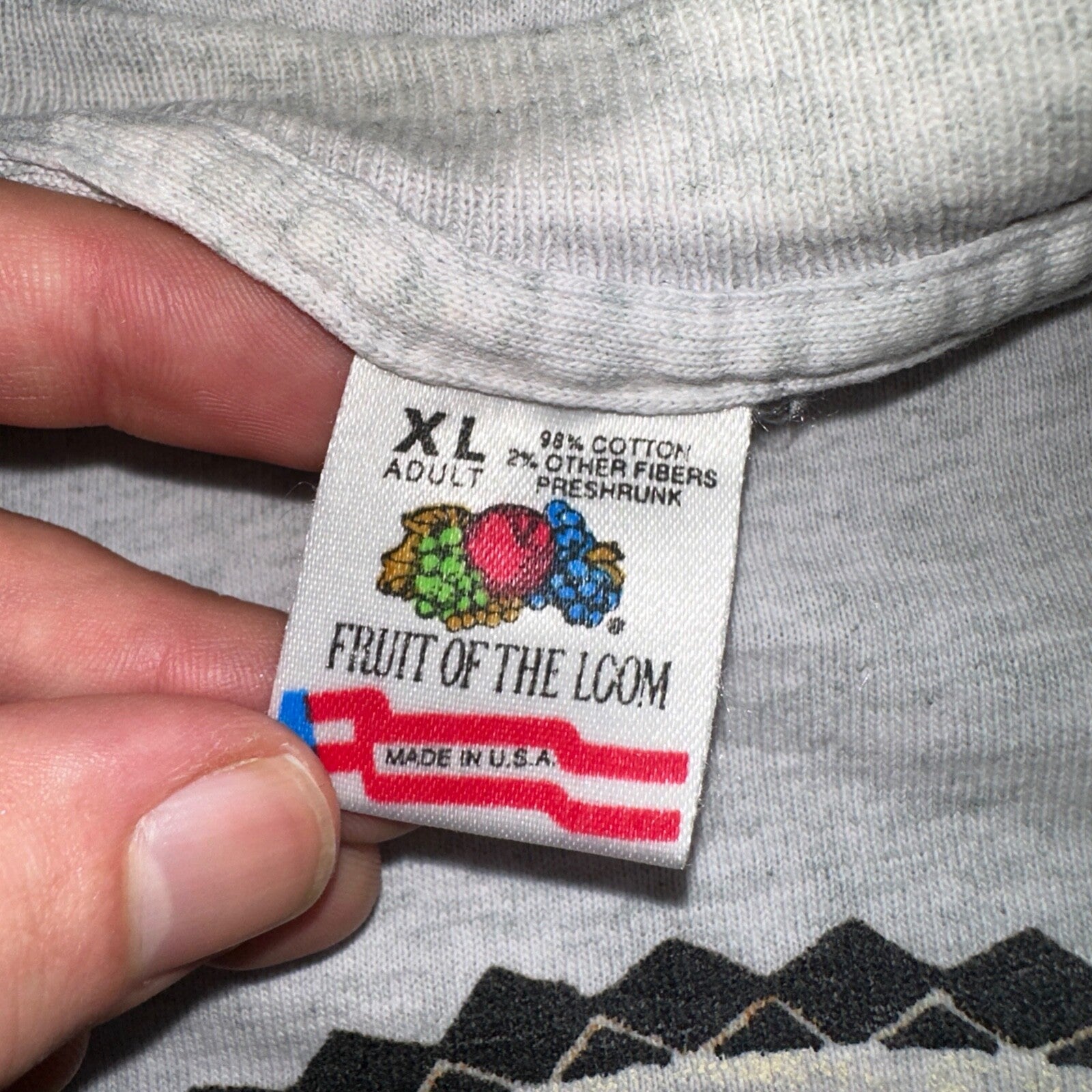 Oregon Trail FOTL VTG T Shirt 90s Game 1993 Gray Single Stitch Rare Buffalo