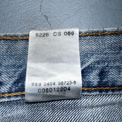 Levis 501 Vintage Y2K 90s XX Straight Leg Jeans Blue Light Wash 33x34 Act 33x30