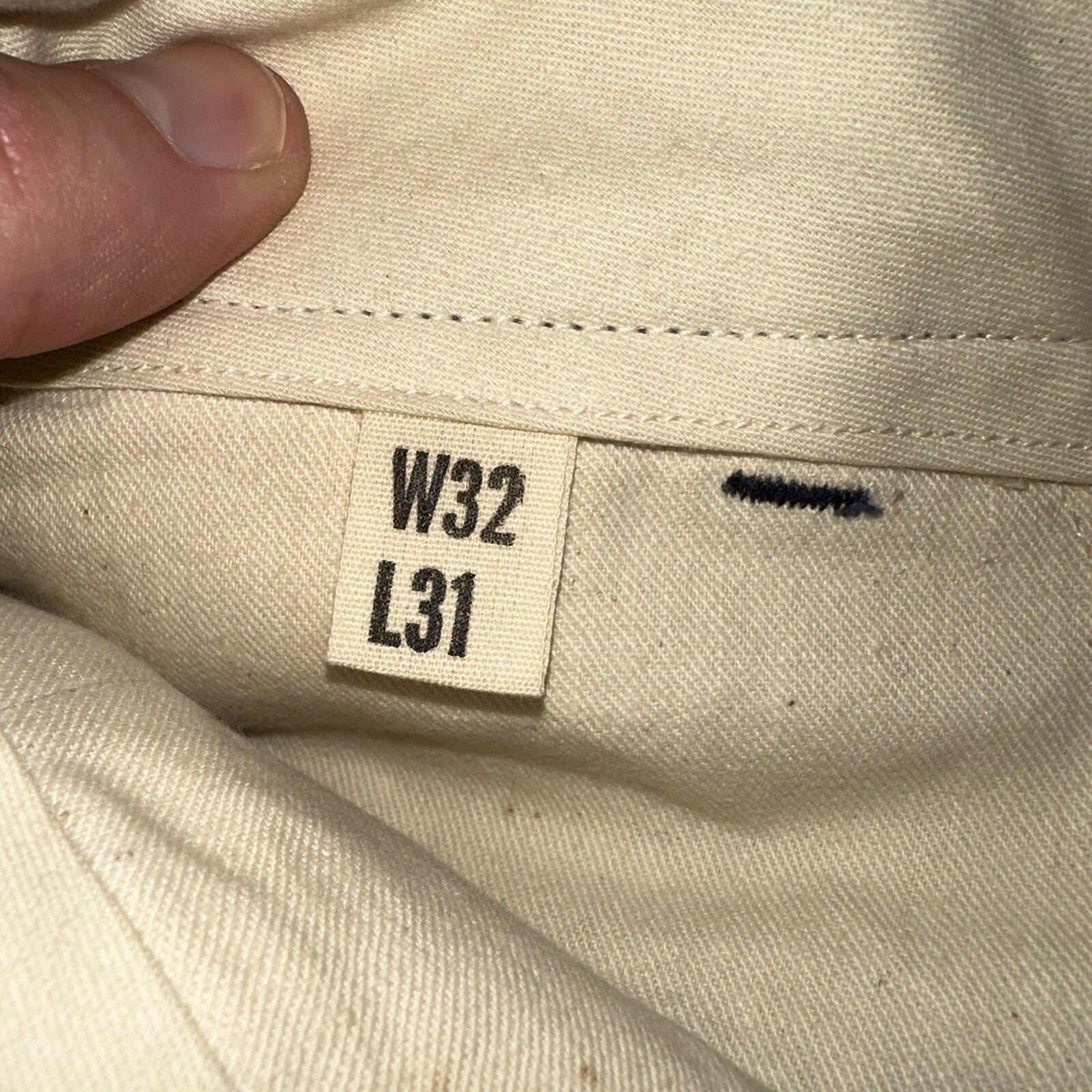 ORIGINAL WWII US ARMY M1944 WOOL COMBAT FIELD TROUSERS- SMALL 32 WAIST BLUE NAVY