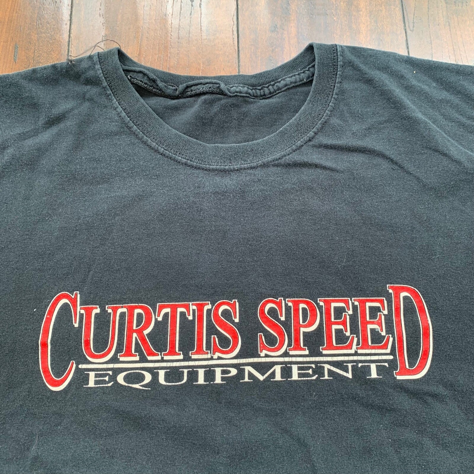 Curtis Speed Equipment Orange California Vintage T Shirt 90s Y2K Nascar Racing