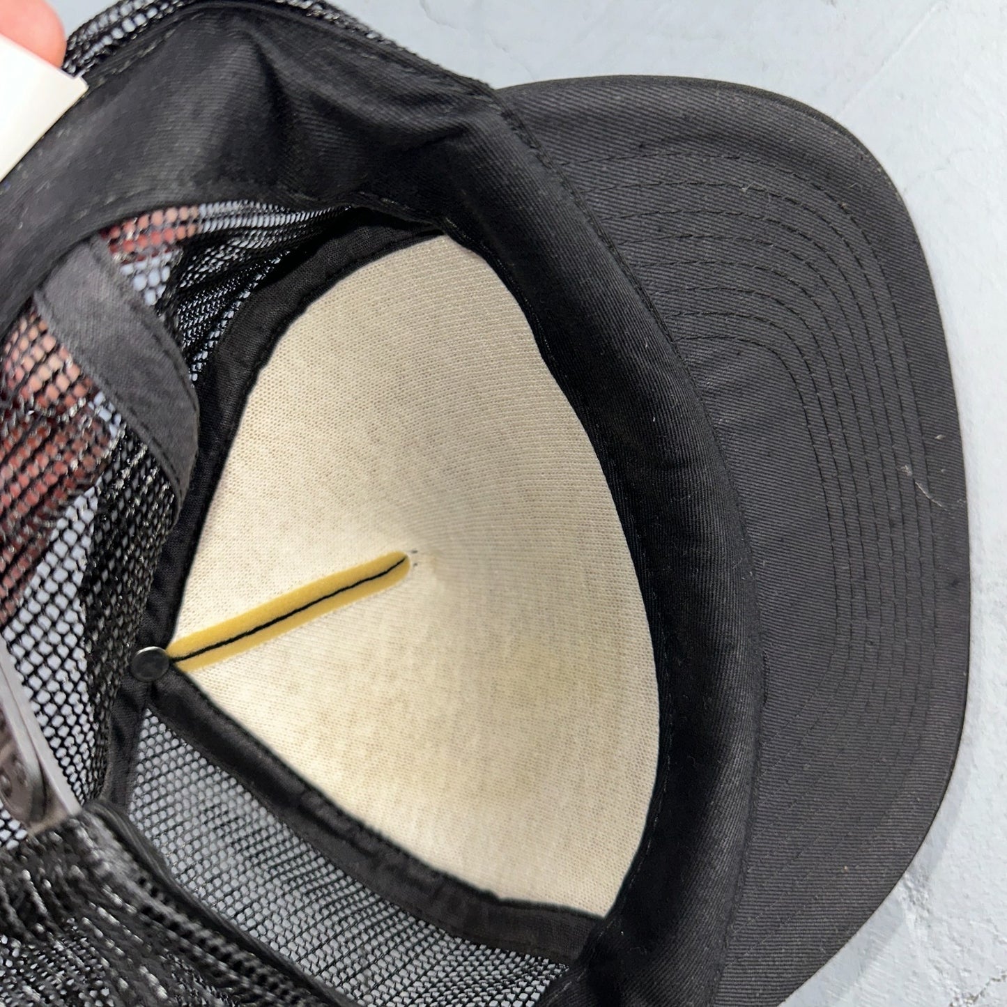 VTG Harley Davidson Trucker Hat American Legend 3D Emblem Mesh Snapback Black