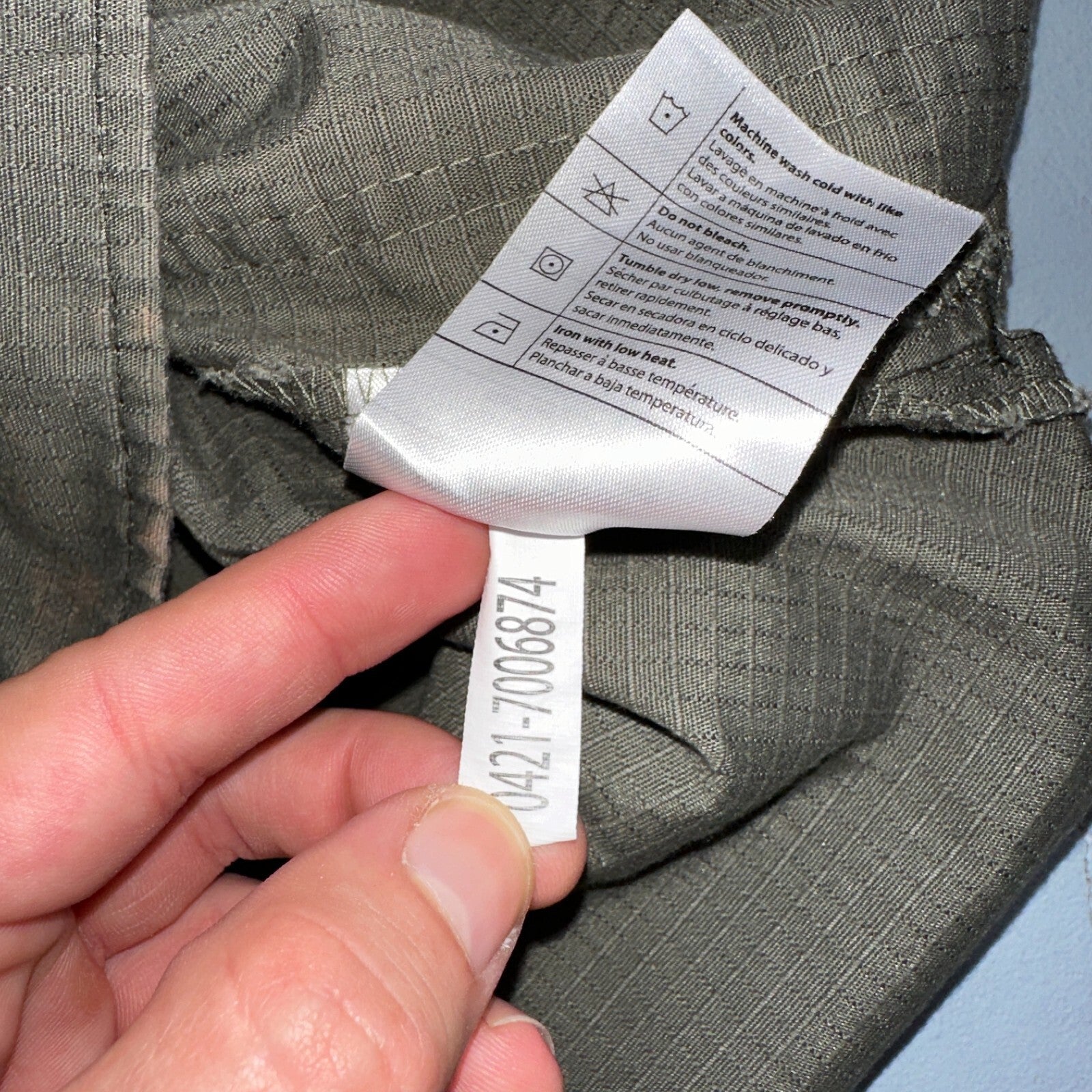 Carhartt C15208 Men's Scrub Top Shirt Multi Pocket Size L Olive Green