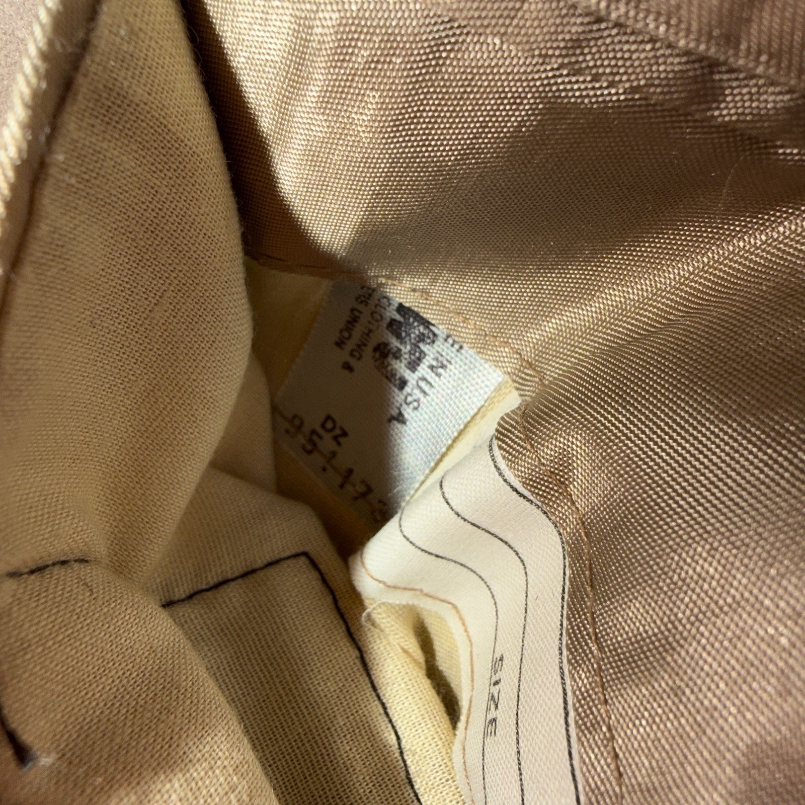 VTG Ultra Suede Blazer Men 42 Sports Coat 2 Button Western Beige Brown