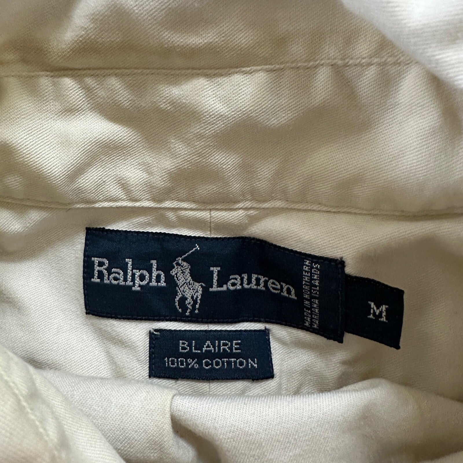 Polo Ralph Lauren Beige Button Down Work Shirt Dress Vtg Up Y2K 90s Western