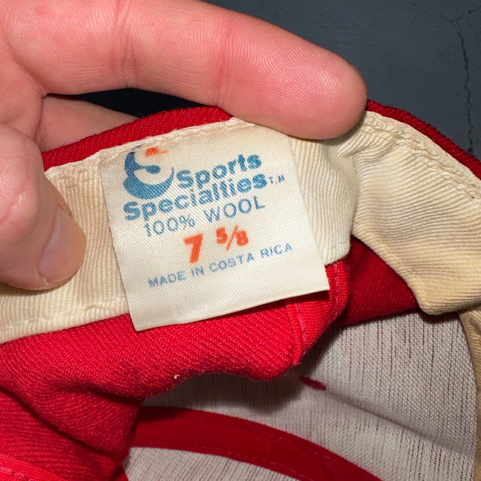 Vintage MLB Rare St Louis Cardinals Sports Specialties SnapBack Hat Fitted 7 5/8