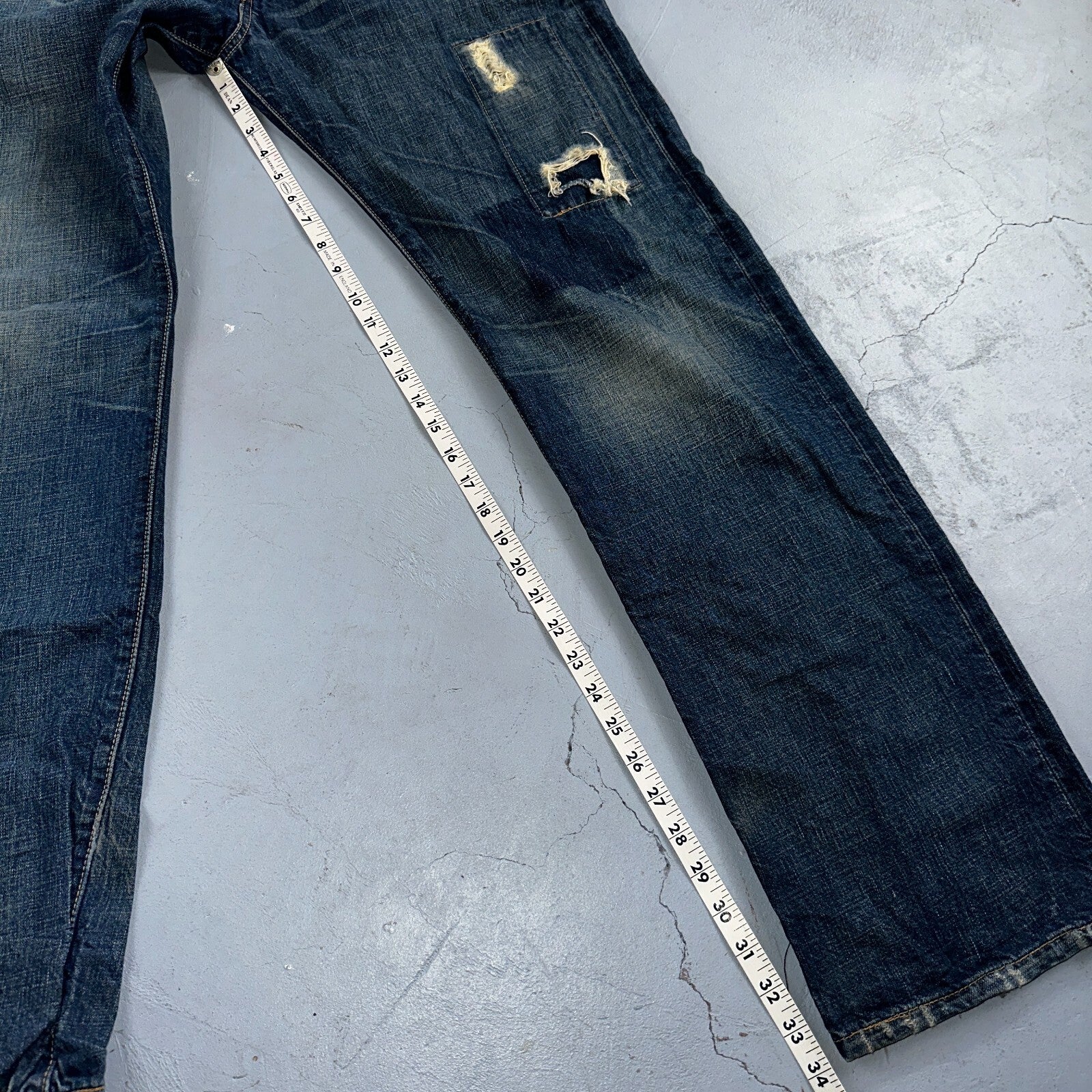 Levis 501 Vintage 90s XX Straight Leg Jeans Y2K Med Wash 34x34 Act 33x34