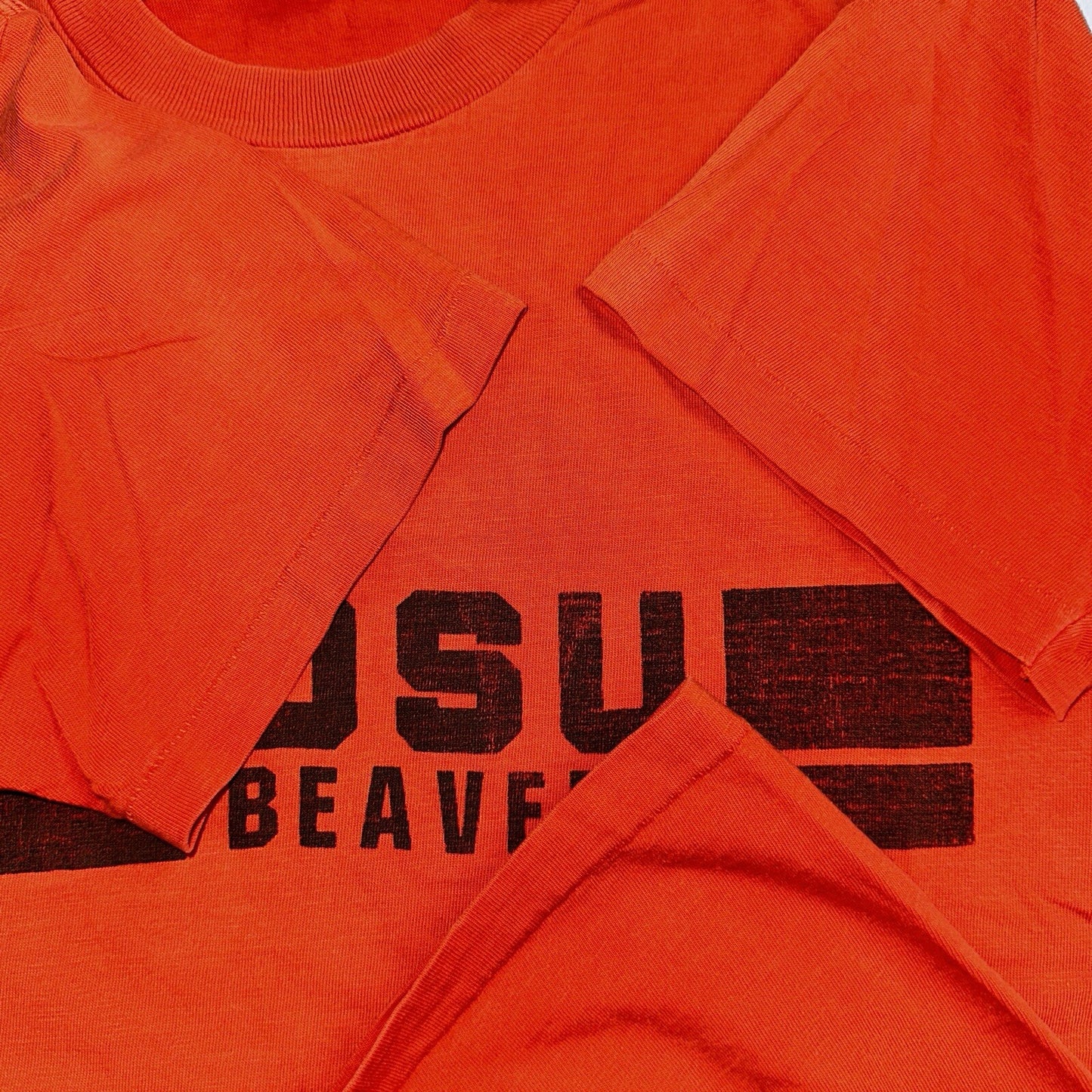 OSU Oregon State USA 70s 1970 VTG T Shirt USA Beavers RARE Single Stitch XL