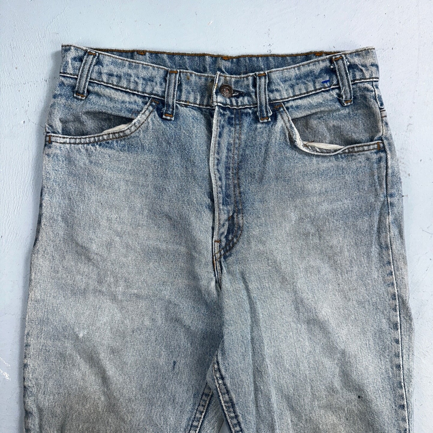 Levis 646 Vintage 70s USA Orange Tab Bootcut Flare Blue Bell Bottom Jeans 29x33