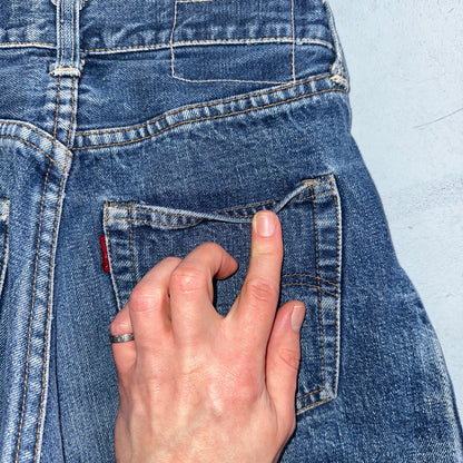 Levis 501 Big E Vintage 60s Redline Selvedge USA XX 1960s Jeans 66 Act 23x26