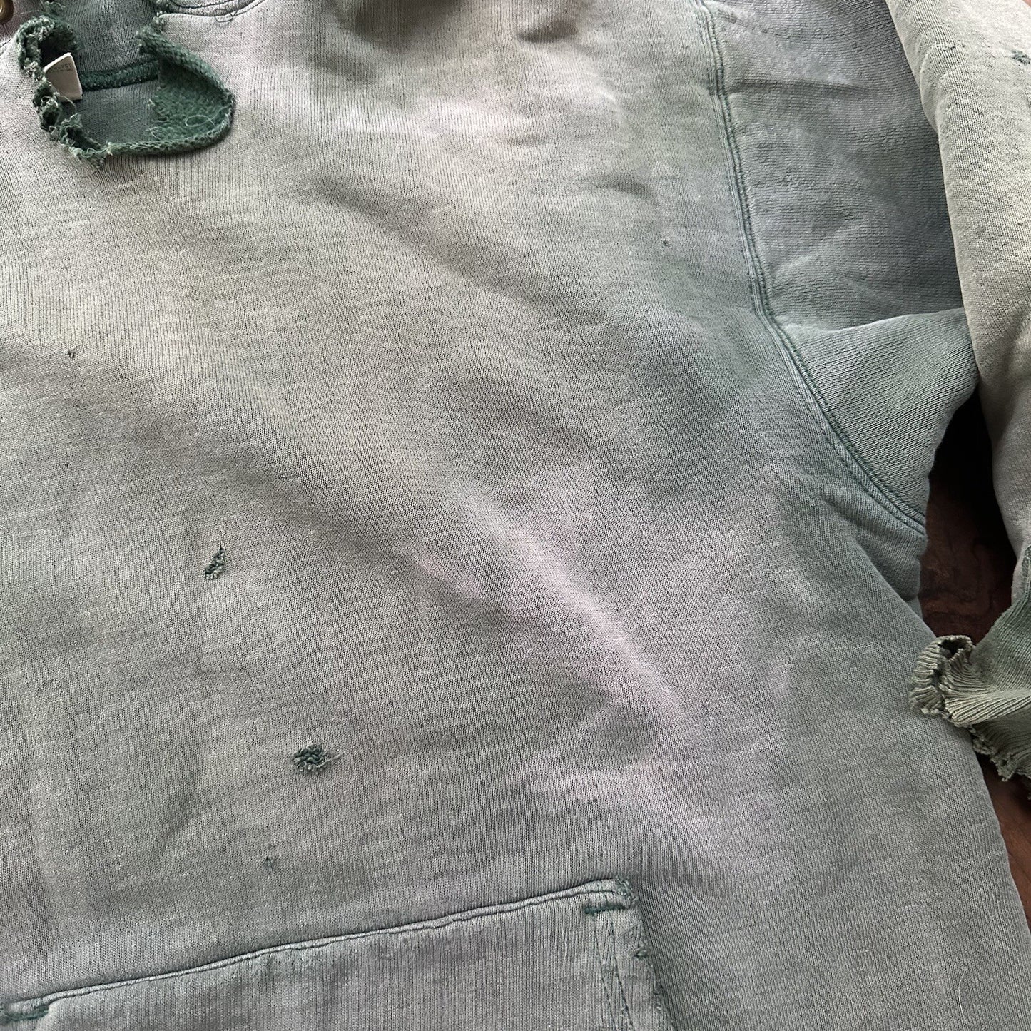 Champion 1970s Double Face RW Blank 70s Sweatshirt VTG Hoodie Afterhood Thrashed