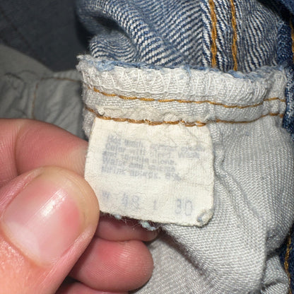 Levis 501 Vintage 70s SS Redline Selvedge USA XX Jeans Med Wash 48x30 Act 44x26