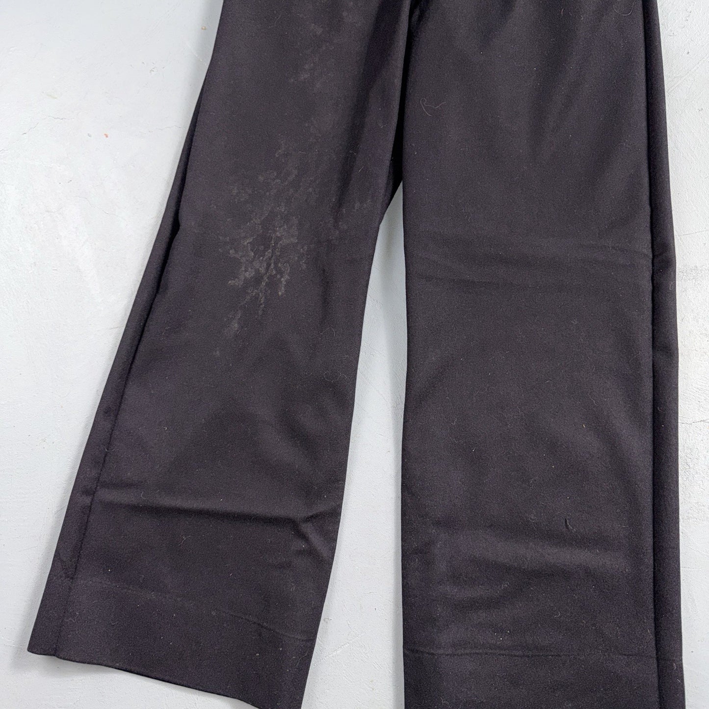 VTG 40s WWII US Naval Clothing Factory Wool Sailor Pants Navy 30L Bell Bottoms