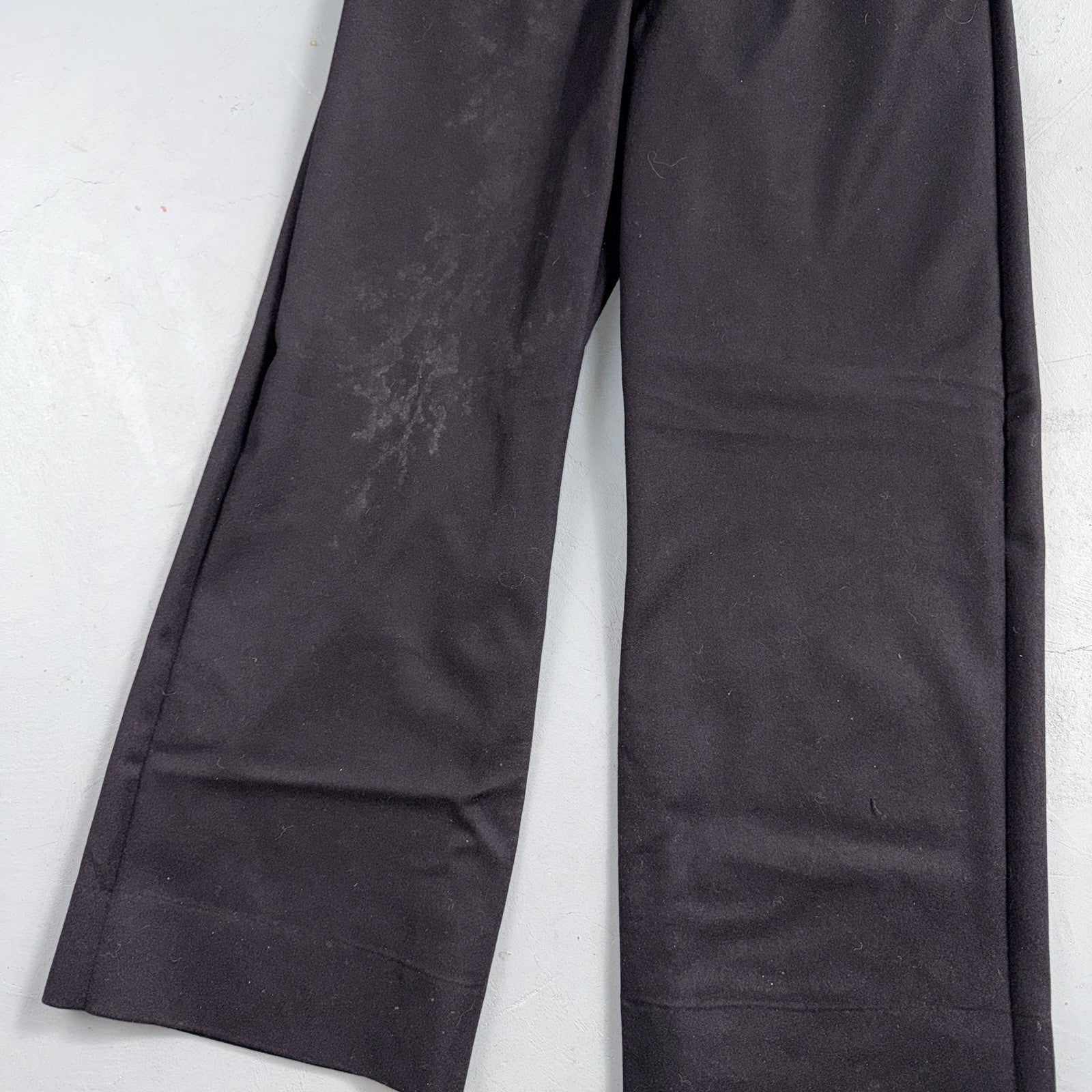 VTG 40s WWII US Naval Clothing Factory Wool Sailor Pants Navy 30L Bell Bottoms