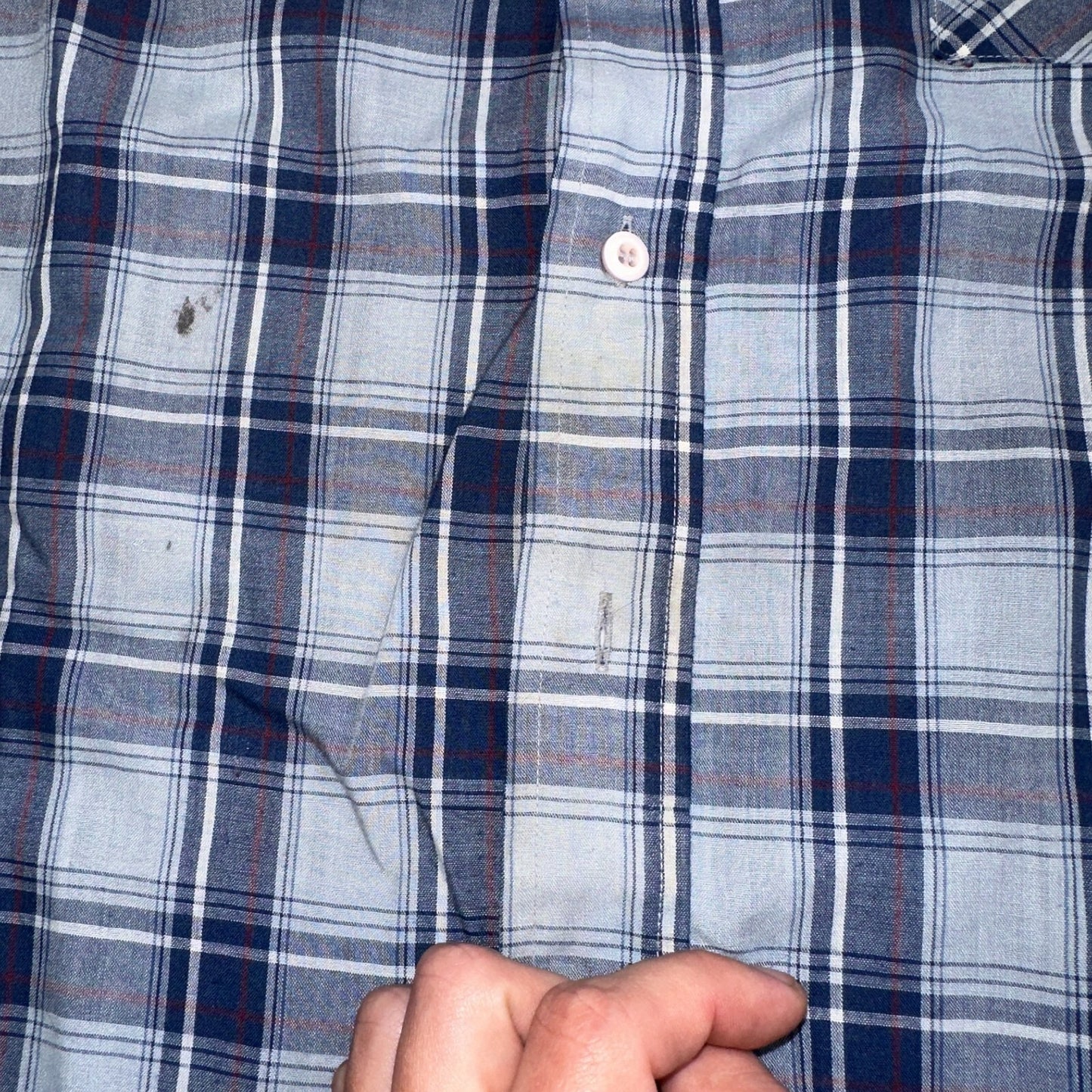 Levis VTG 1980s Pearl Snap Button Shirt Mens L Plaid 80s Cowboy Shirt Korea SS