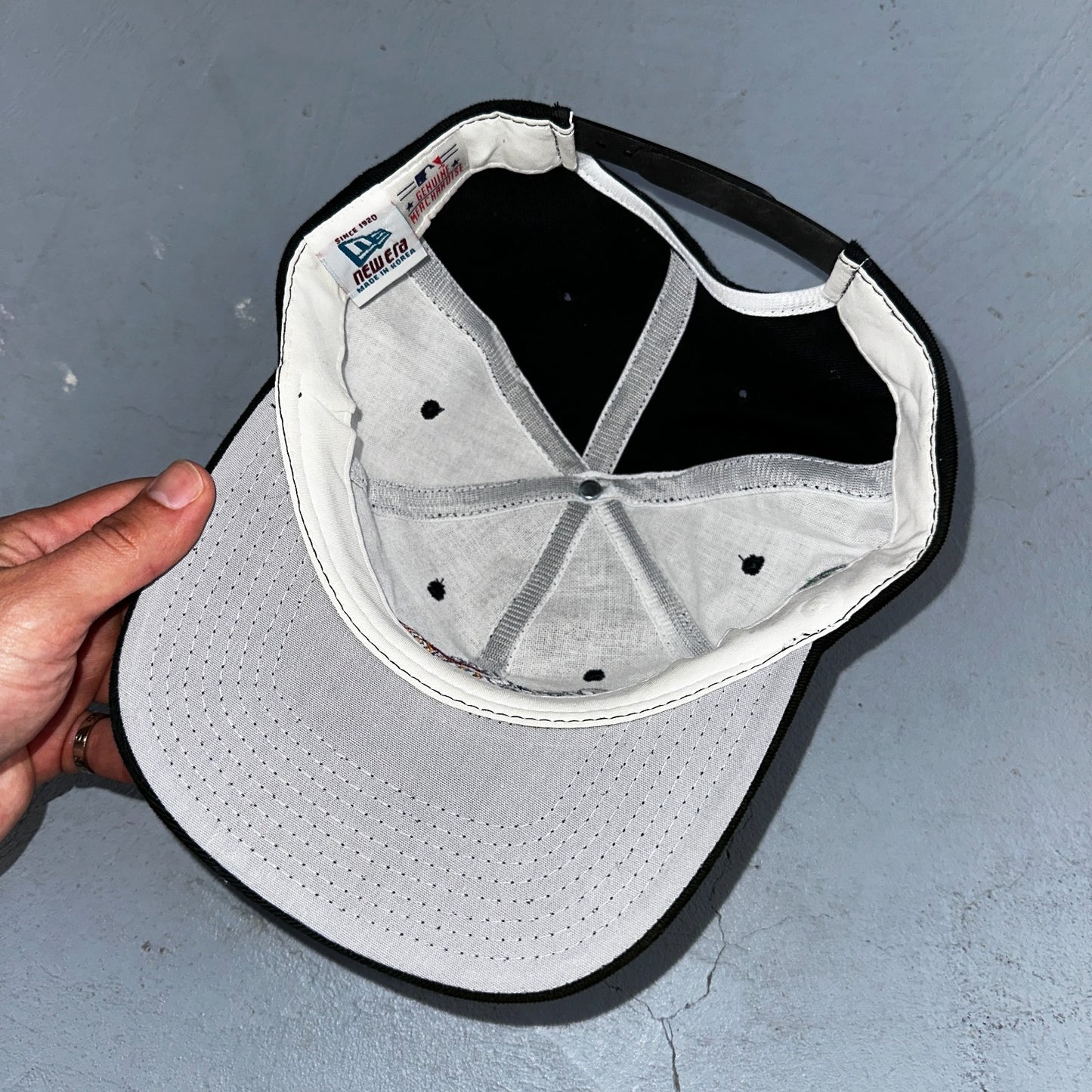 Vintage  New Era 1998 New York Yankees Hat Snapback MLB World Series Black Cap