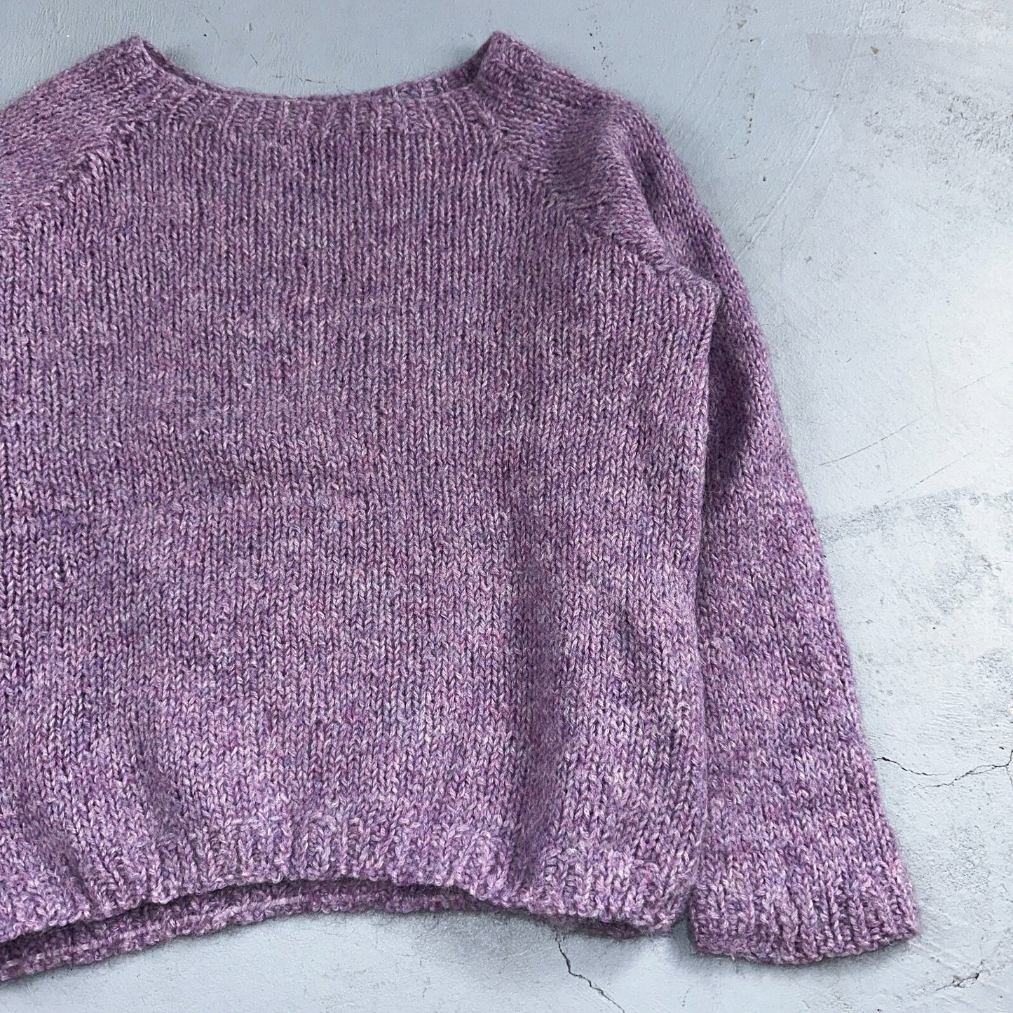 1970s VTG Sweater Cable Knit 70s 80s Purple Cute Warm Grandma Core Pull Over