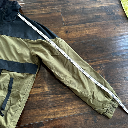 High Gear Hood River USA Made Size L Olive Waterproof Insulated Coat Green Black