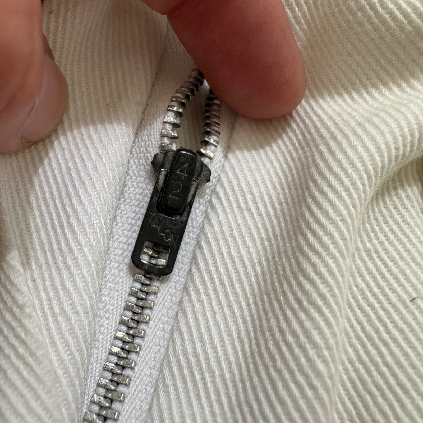 VTG 1960s Rockabilly 26x27 USA Hand Drawn Political No Nukes White Art Pants 60s