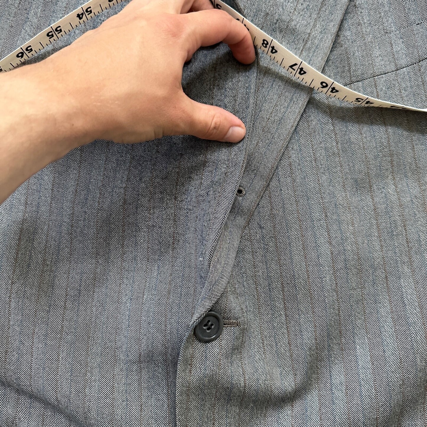 1960s 1970s Brown Striped Sport Jacket VTG Mens Suit 41 33x27 Rockabilly Wool