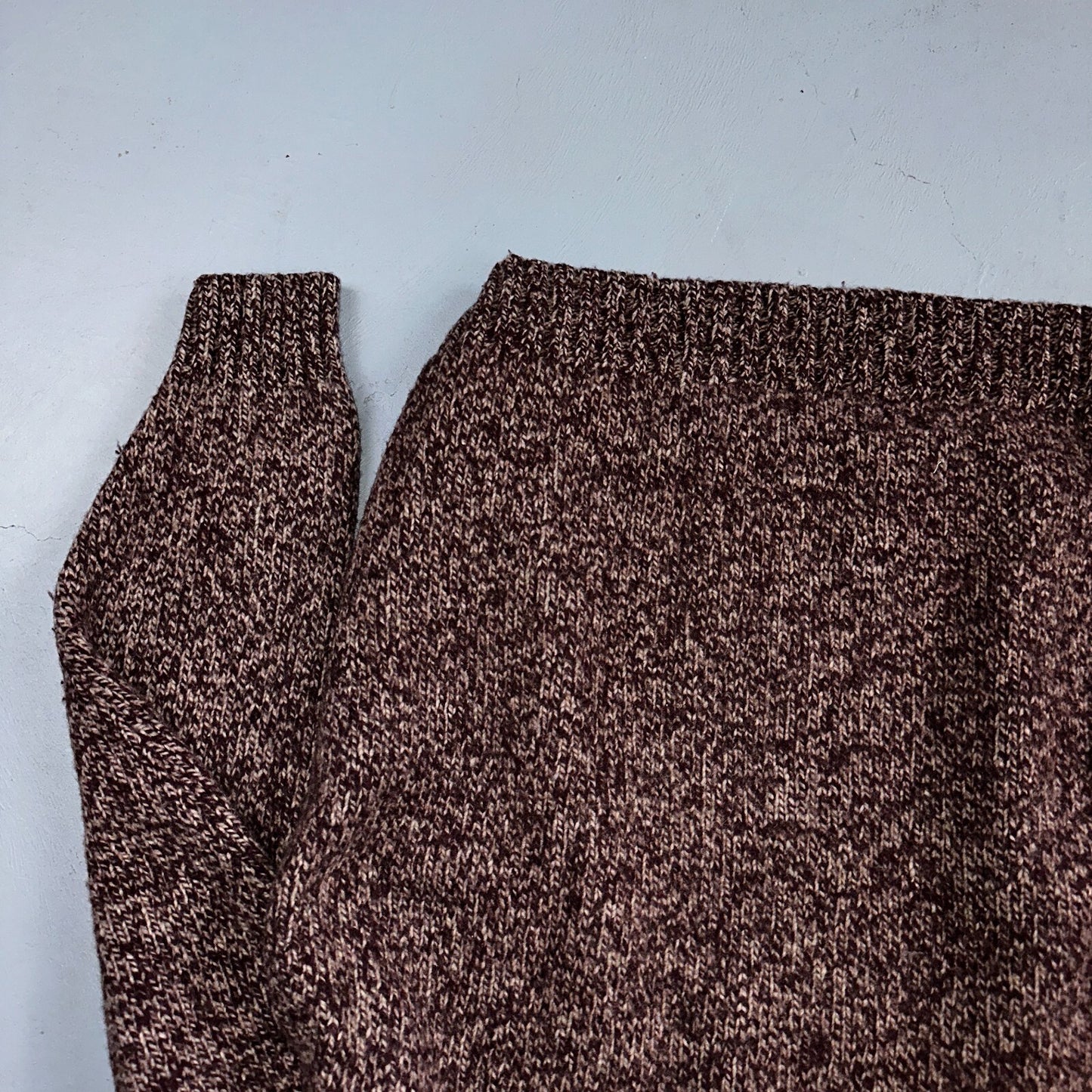 Vintage LL Bean Shawl Collar Pullover Sweater Lambswool Blend Red Men’s XL