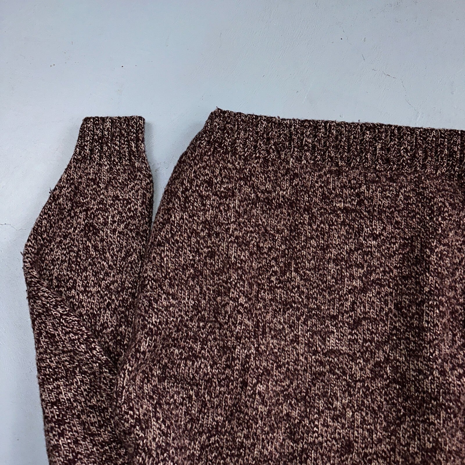 Vintage LL Bean Shawl Collar Pullover Sweater Lambswool Blend Red Men’s XL