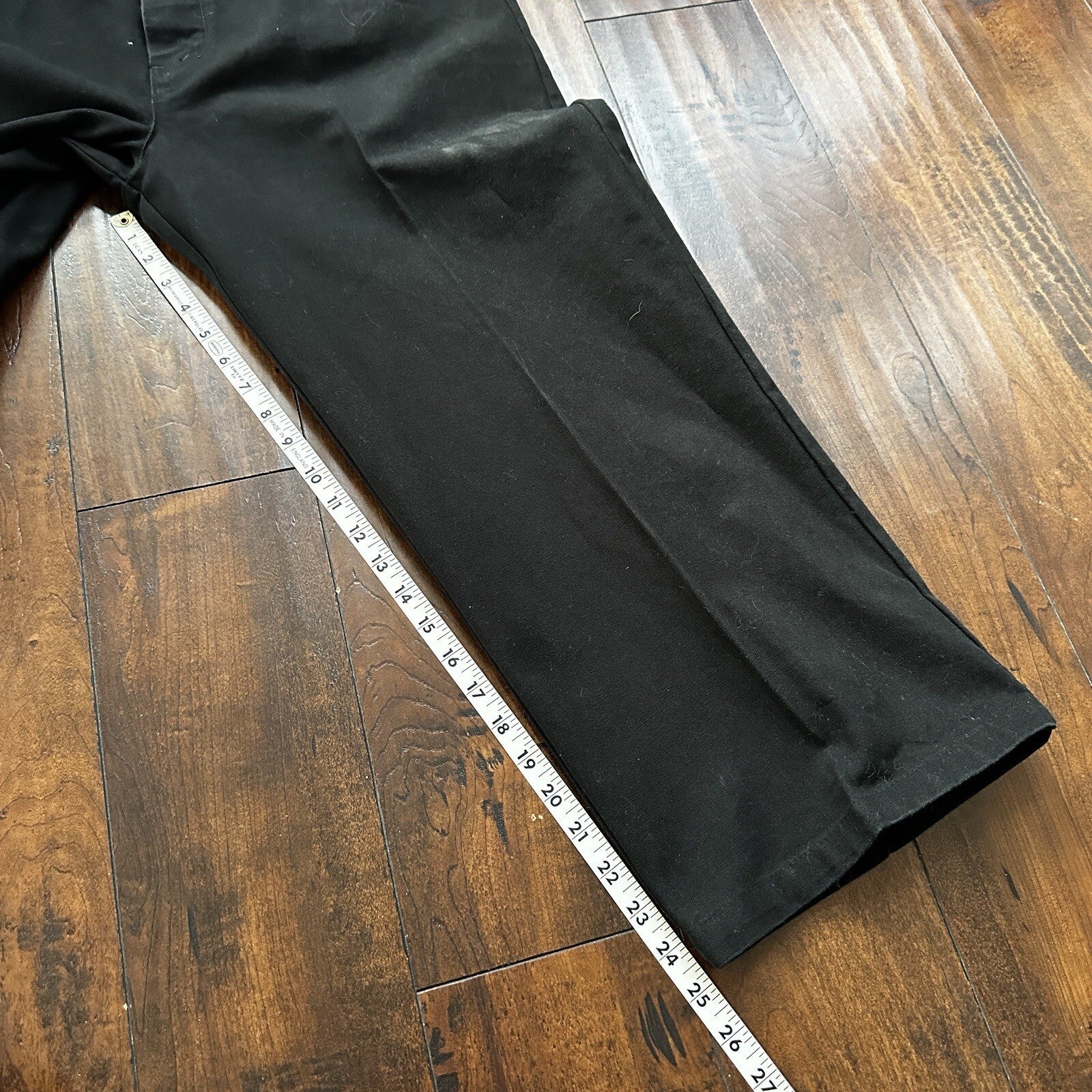 VTG Mens Scully Rangewear Cotton Canvas Outdoor Pants Buckleback Cowboy 38 Black