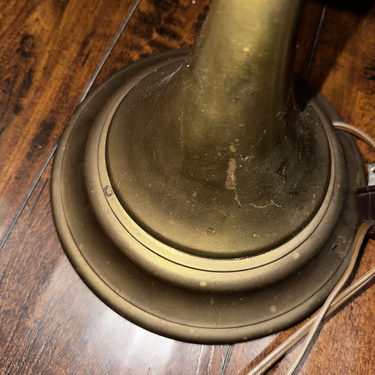 Pair 1986 CHAPMAN Tall Brass Horn Shaped Lamps 1985 Vintage MCM Design Nelson