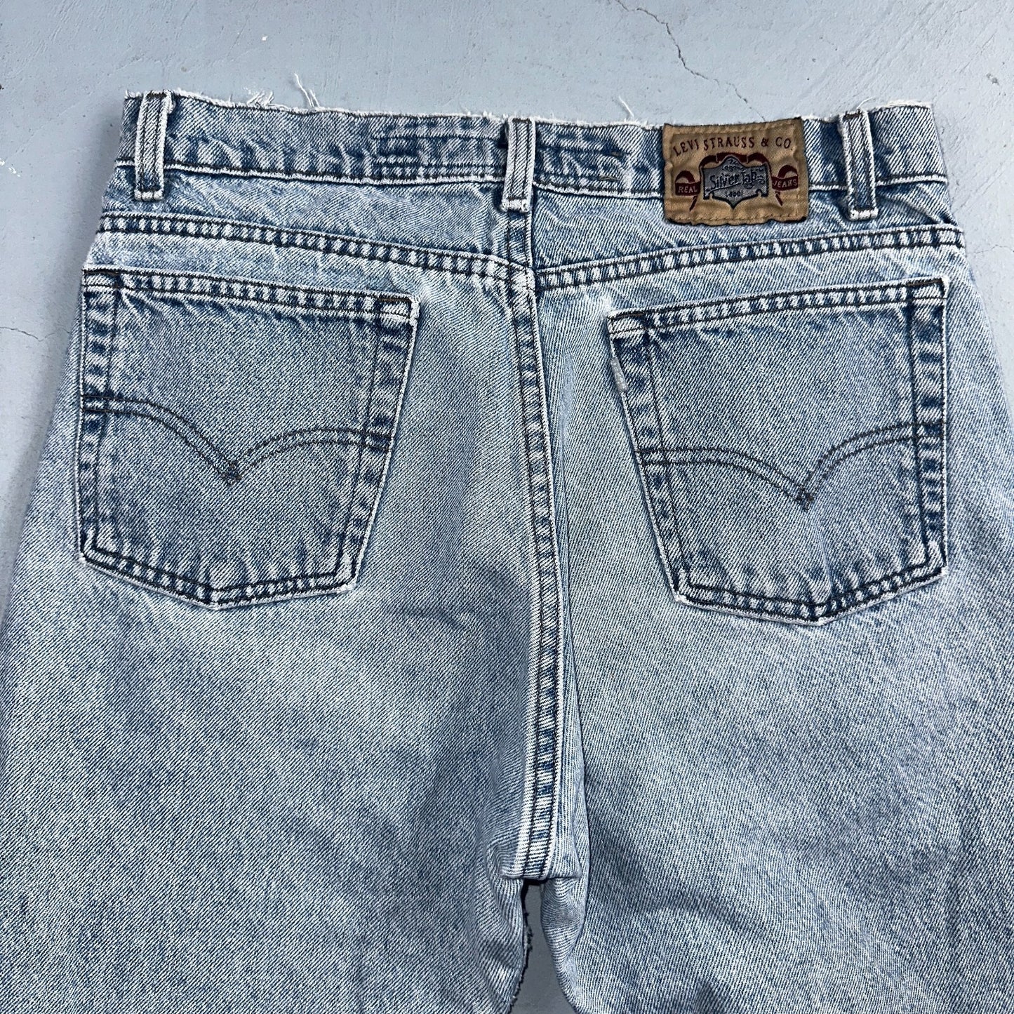 Levis 525 Silver Tab USA Vintage 90s Skater Jeans Light Wash Act 32x32 Act 30x30