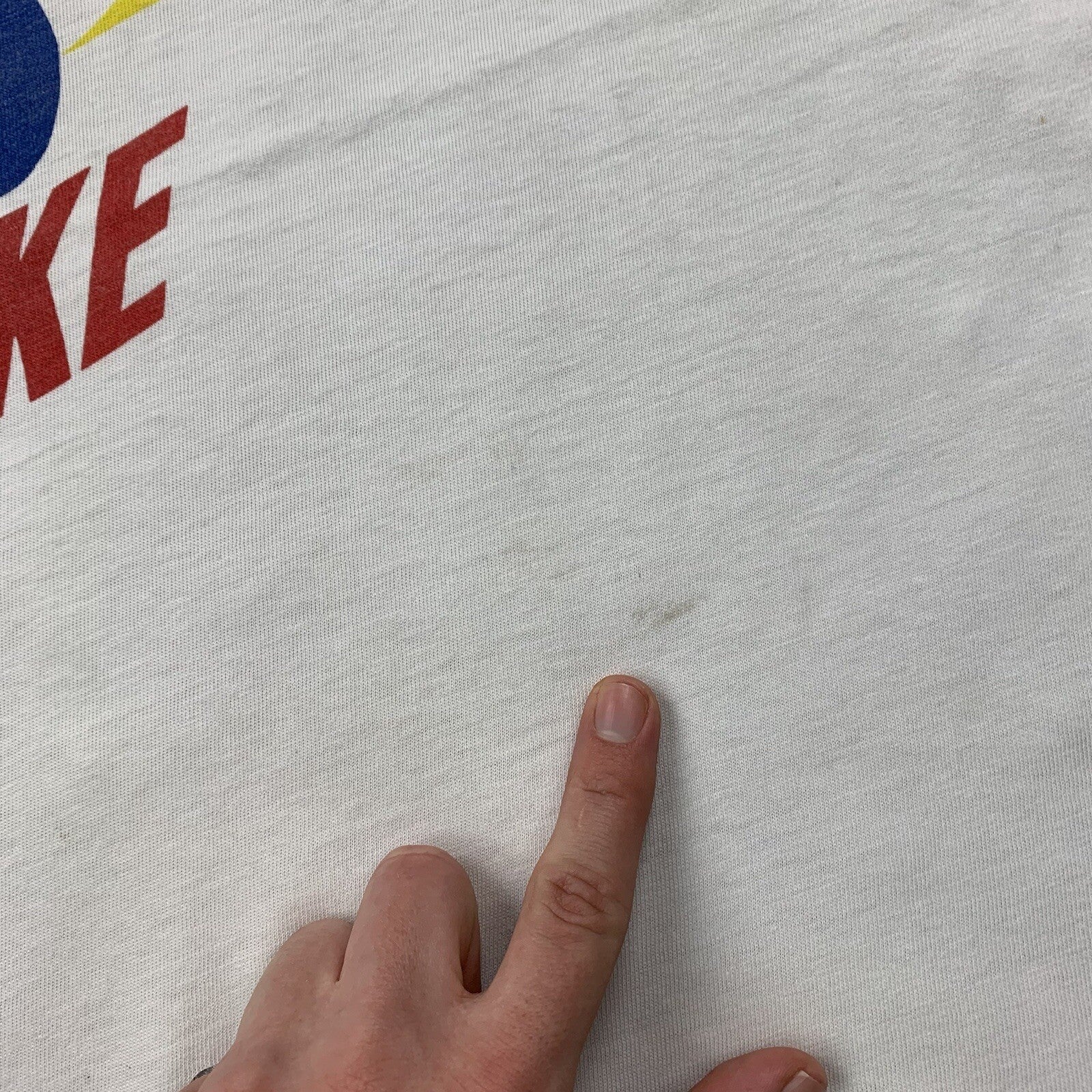 Nike Vintage T Shirt Mens M 70s Purple Ringer Pinwheel Running Geisha Simple