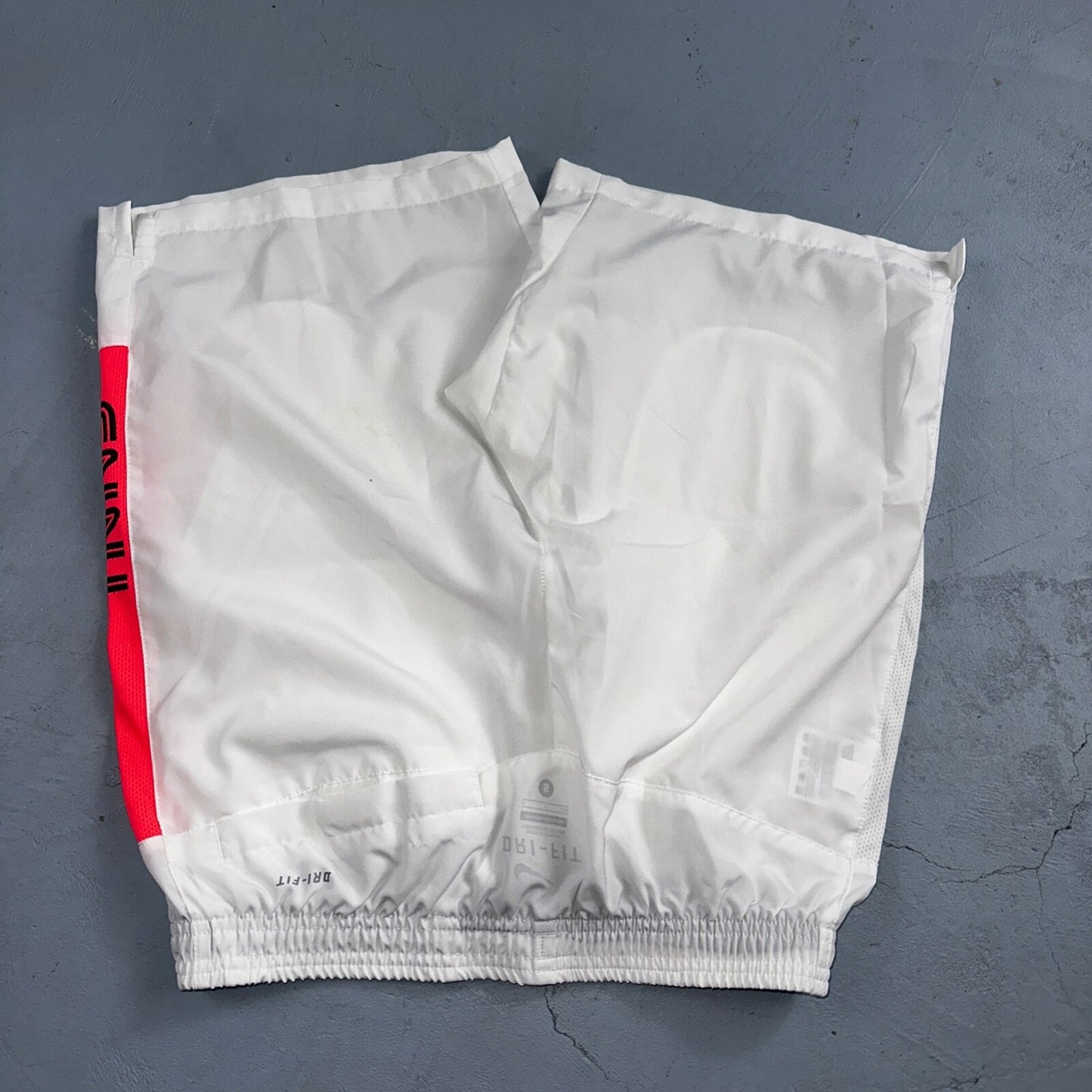 Nike Mens Athletic Gym TNNS Muscle Shorts Dri Fit White Gym Sports Small