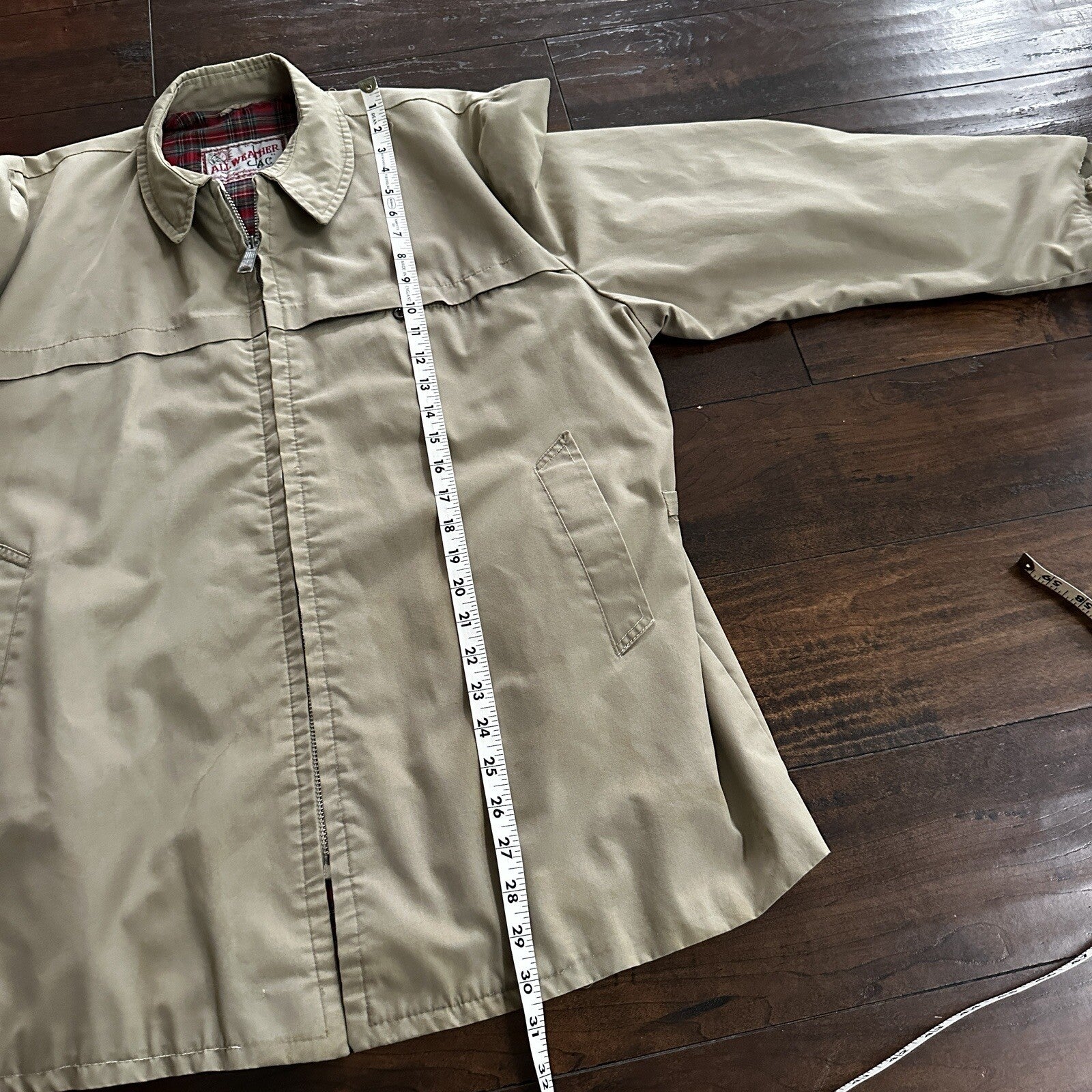 Vintage 50s Coat Rain Jacket All Weather Jac Boston 60s Rockabilly 1960s Talon