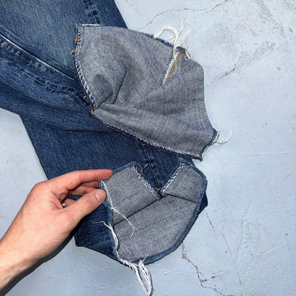 Vintage LEVIS 505 Jeans Big E 1960s Denim 28x28 USA 60s 501 502 Talon Zipper
