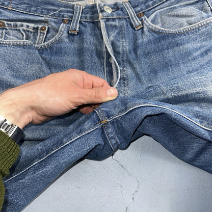 Levis 501 Vintage 80s Redline Selvedge USA XX Jeans Med Wash 34x34 Act 31x31