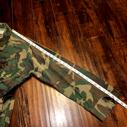 USMC 1968 Military Camouflage Wind Resistant Poplin Coat Camo Jacket Alpha 60s