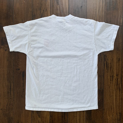 TY Beanie Baby Vintage White T Shirt 90s Employee Sample Rare 1st Gen Heart Cute