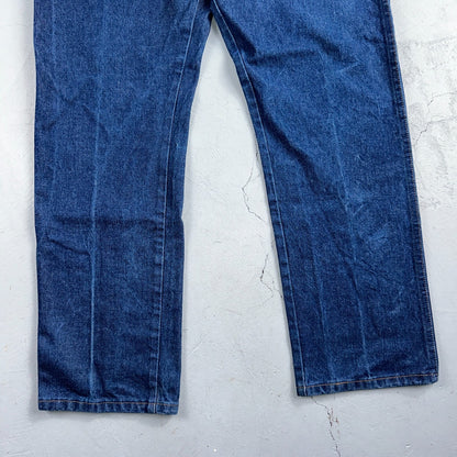 Wrangler Jeans 13MWZ Mens 36x30 Blue Cowboy Cut Vintage Denim Workwear Western