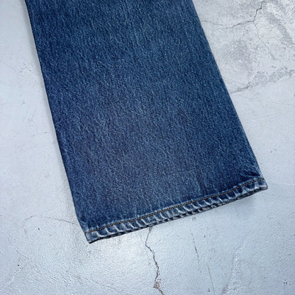 Levis 501 Vintage 90s USA XX Straight Leg Jeans Blue Med Wash 38x30 Act 36x27