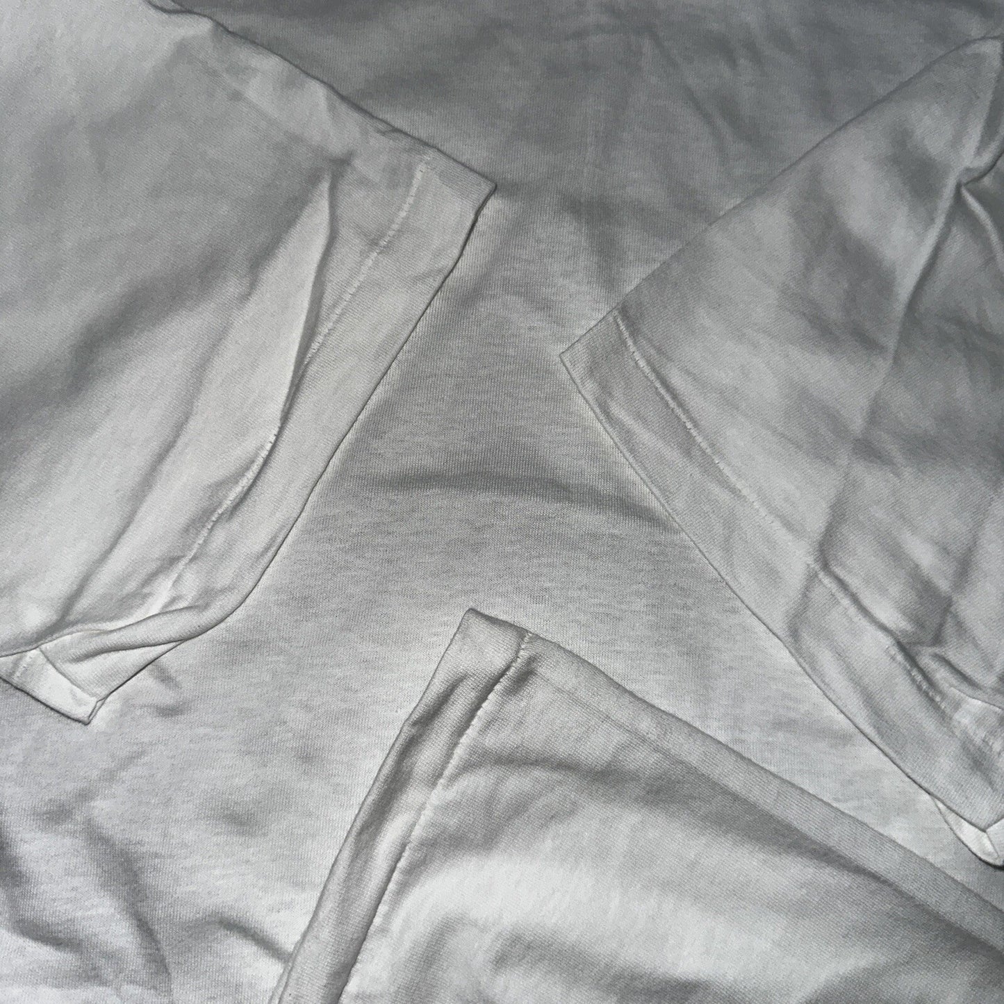 VTG Oneita XL Blank White T Shirt 90s Basic Rap Single Stitch ONE TEE LOT AVAIL