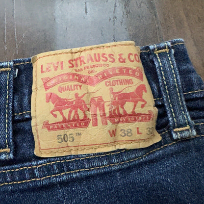 Men’s Levi’s 505 Jeans Original Actual 35x31 38x32 Straight VTG Y2K 90s Vintage