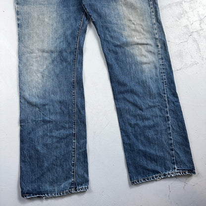 Levis VTG 517 0217 Jeans Mens 40x32 Blue Talon 70s USA Denim Single Stitch 38x31