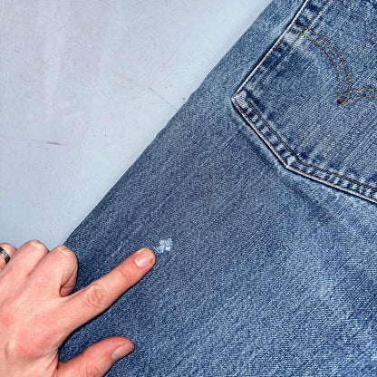 Levis 501 VTG 70s SS Redline Selvedge Jeans XX Med Wash 29x33 Act 26x29