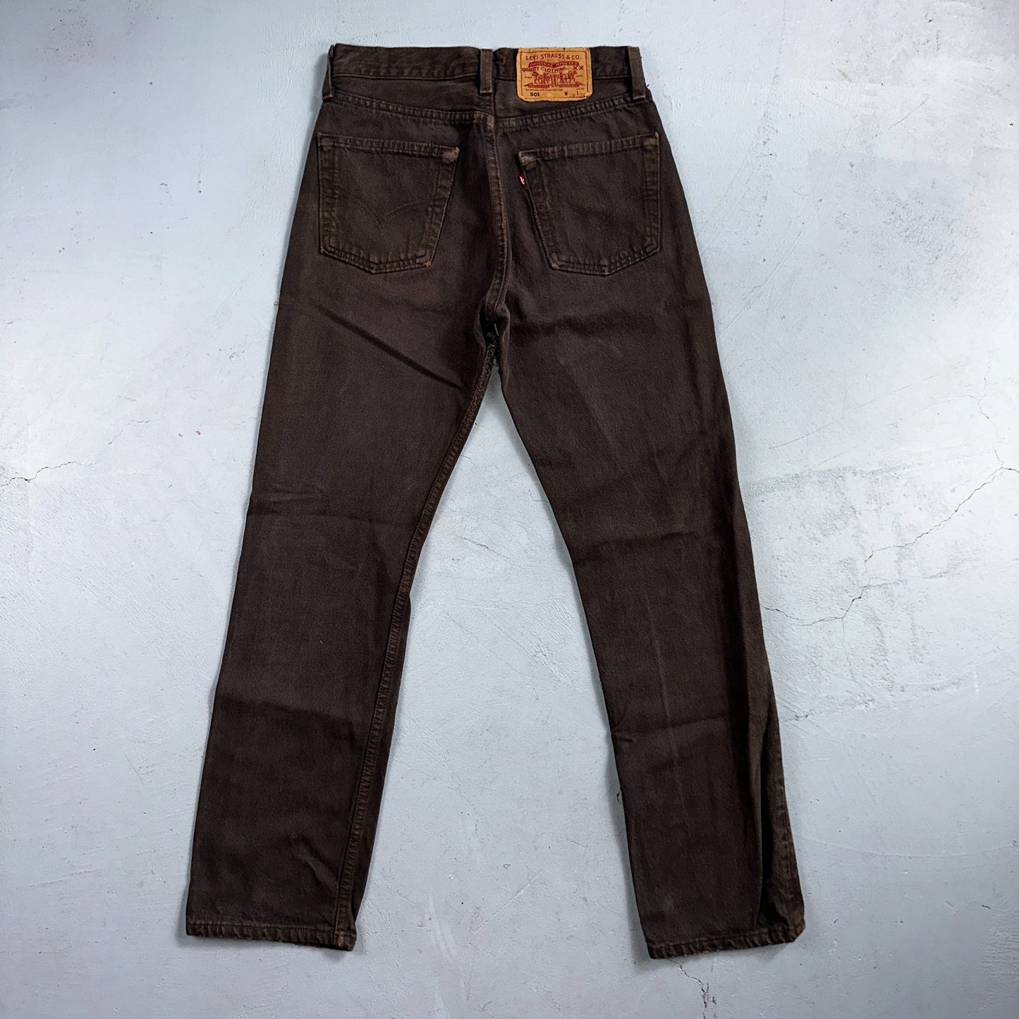 Levis 501 Vintage Y2K 90s XX Straight Leg Jeans Gray Light Wash 28x30 Act 27x28