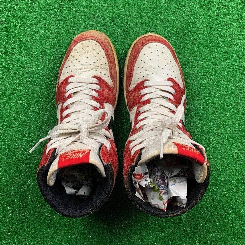 Nike OG 1985 Air Jordan 1 Chicago Red White Black Rare Vintage 85 9 Bred Royal